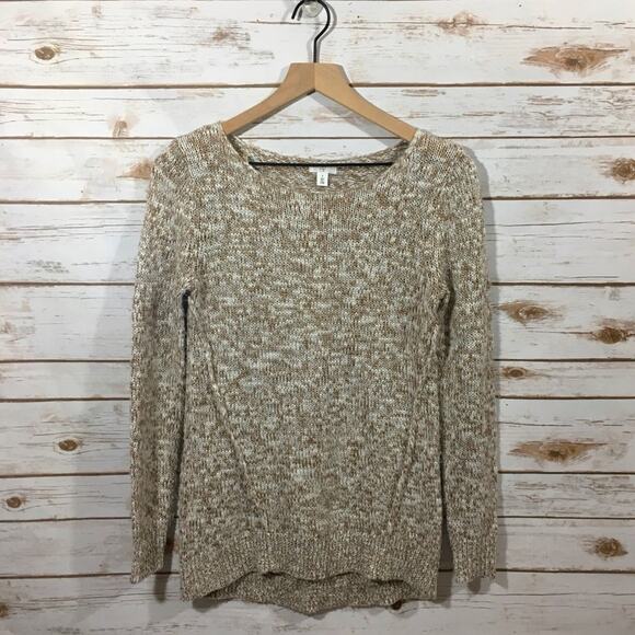 BP Marled Forward Seam Sweater - Oatmeal - Small - Picture 1 of 10